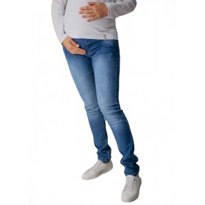 Класичні джинси для вагітних Голубі